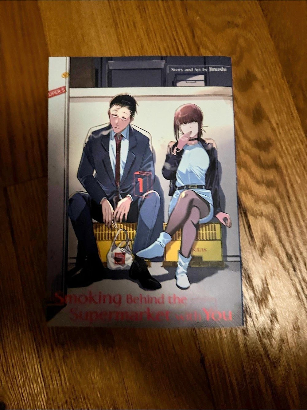 Smoking Behind the Supermarket with You Manga Book Like New